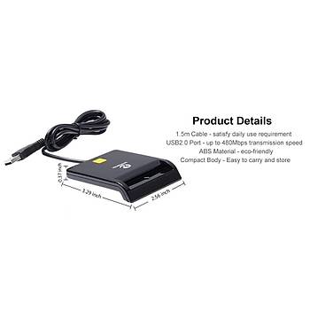 Zoweetek EMV USB Akıllı Kart Okuyucu
