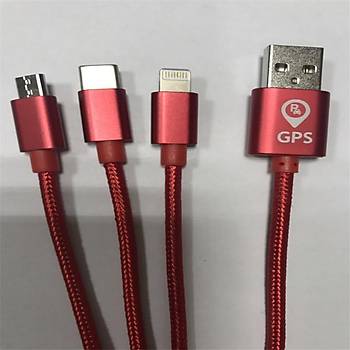 Mikro USB Şarj Veri Kablosu GPS Bulucu GPS Pozisyonu İzleme Hattı iPark
