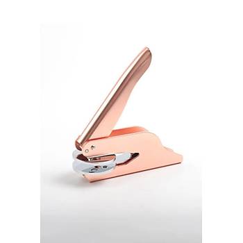 So�uk M�h�r Kabartma Damga �elik Bask� Presi Rosegold Renk