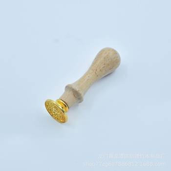 Ahşap Mum Mühürü Sapı Lotus Ağacı M8 Metal Dişli 