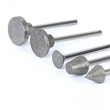 Elmas Taşlama Kafa Zımpara 50 li Set 3.0mm Shank Küçük Boy
