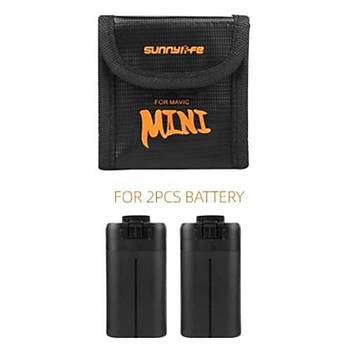 DJI Mavic Mini 2 Pil İçin Saklama Çantası Yanmaz Koruyucu Kılıf