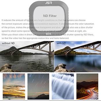 Dji Mavic 2 Pro Gimbal Kamera Lensi İçin ND16 Filtre Nötr Yoğunluk JSRR