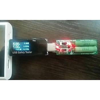 USB Elektronik 5V1A 2A 3A Gerilim Deşarj Direnci Test