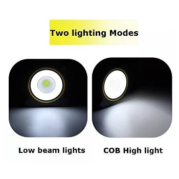 30 Watt Solar USB Şarjlı Güneş COB LED Taşınabilir Spot Lambası