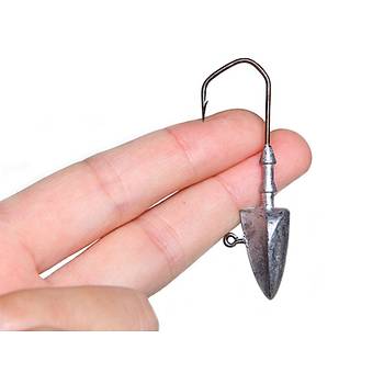 PROFISHER 5 Adet Platin Kur�un Jiket Kafa Karbon �elik Kanca 4,0 gr