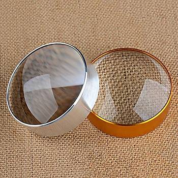 6X Byte 60mm Cam Kubbeli Lens Metal Kasa Rahat Okuma
