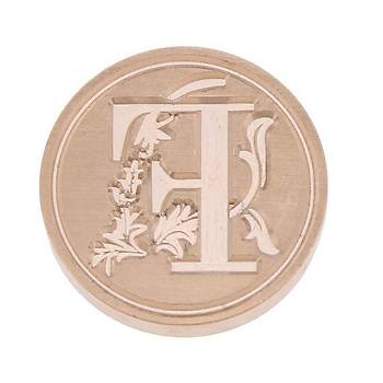 Retro Mektup M�h�r� Damga F Harfi + 30 Adet M�h�r Mumu + Eritme Ka����