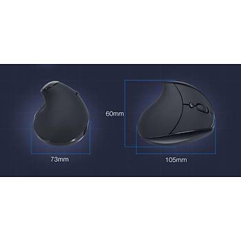 Ergonomik Vertical Mouse 1600DPI 6 Butonlu 2.4GHz Wireless MantisTek® VM1  
