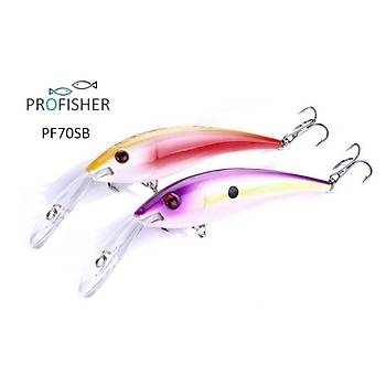 PROFISHER 2 Renk Set 2 Kanca Sahte Balk Yem 15,6 gr 12 cm Long Jaw B