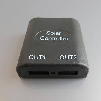 5V 2A Güneþ Paneli Çift USB Voltaj Regülatörü Telefon Þarj Modülü