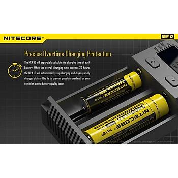 Nitecore i2 Digital LCD Akll Devre arj Cihaz li-ion IMR Nicd 
