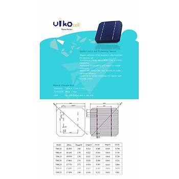 Fotovoltaik Güneþ Paneli Monokristal Silikon PV 10 Adet 2.8 W 125x125mm DIY 
