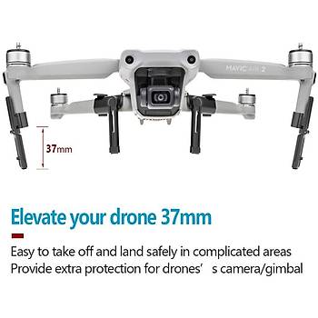 DJI Mavic Air 2  Yükseltme Ayağı 37mm Gimbal Koruma Güvenli İniş