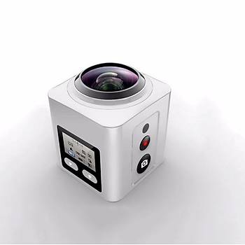 4K 360 ° 3D VR Wifi Ultra HD Panoramik Mini Kamera
