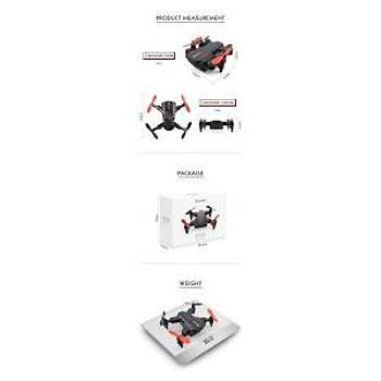 Mini Dron 2.4G 4CH Katlanabilir Eachine E59 6 Eksen, Basz Mod