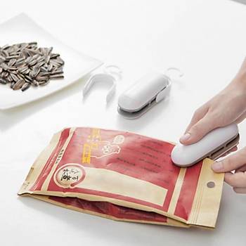 Mini Torba Ağız Kapatma Isı Yapıştırma Makinesi Plastik Mühürleme
