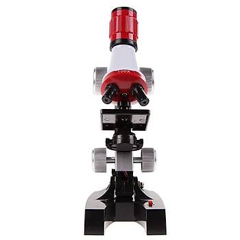 Microskop Kit Lab LED 100X-1200X Ev Okul ocukEitim