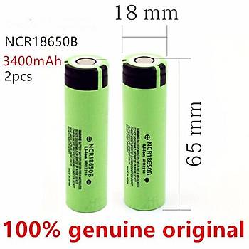 PANASONIC NCR18650B 3400mAh 3.7V Li-lon Şarjlı Pil