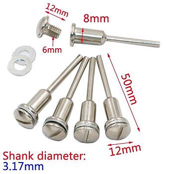 Dremel Mandrel İçin Tekerlek Disk Tutucu 3.17mm Shank HSS Kesme 