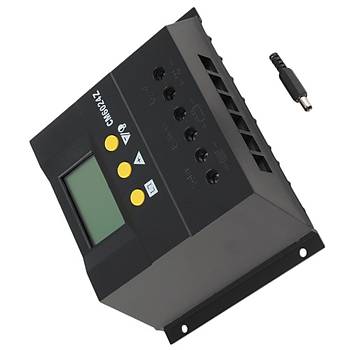 Solar Þarj Kontrolörü Güneþ Regülatör PWM Mod 60A 12-24 V LCD