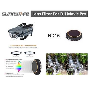 DJI Mavic Pro Platinum Kamera Lens İçin ND16 Filtre Nötr Yoğunluk   