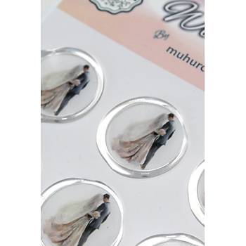 M�h�rc�m 12 Adet Haz�r Kendinden Yap��kanl� Sukulent Bitki Sticker M�h�r KYSM110