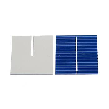 Polikristal Silikon Güneş Paneli Hücre Modülü 50 Adet 39x39mm 0.50A 0.5V