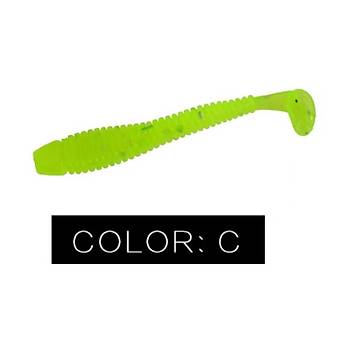 PROFISHER 10 Adet Silikon Jiket Kafa K�rek Kuyruk Kurt�uk 4,5 cm 0,8 gr 