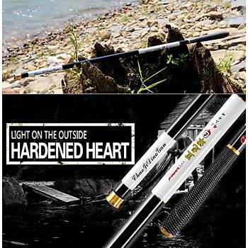 Karbon Fiber Teleskopik Kamış Nehir Göl Rezervuar Ultralight Super Hard 6.3 Mt