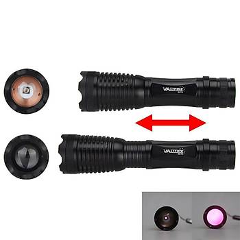 10W 940nm IR Led Gece Görüş Kızılötesi Odaklanabilir Taktik El Feneri Avcılık 