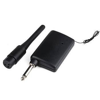 Kareoke 2 in 1 Kablolu ve Kablosuz El Mikrofon Alcs Tek Ynl  