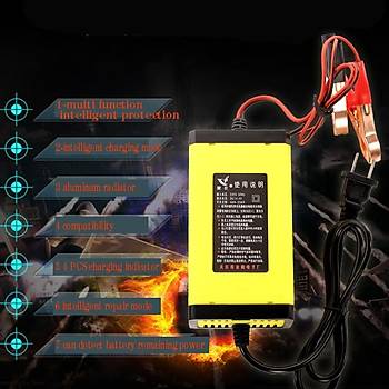DC 12 V MAX 3A Akll Dijital Ekran Hzl Evrensel Ak arj Adaptr