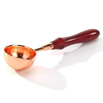 Ah�ap Sapl� Retro Mum M�h�r� Eritme Ka���� Rose Gold