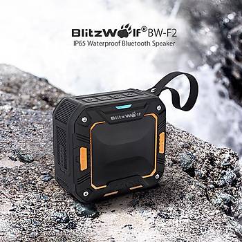 Bluetooth Hoperlör  BlitzWolf® BW-F2 IP65 Su Geçirmez 2000mAh Outdooors Wireless 