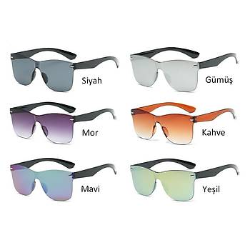 UV 400 Mercury Çerçevesiz Güneş Gözlüğü  Vintage Moda Tasarım    