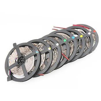 Esnek Şerit LED Strip Sıcak Beyaz Renk 12V 5M 300 Led SMD 3528 2835 Diyot 
