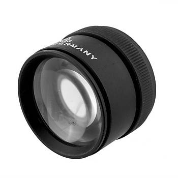 30x 40mm Metal Kasa Optik Cam Lens El Büyüteç Kolay Kavrama Saplı