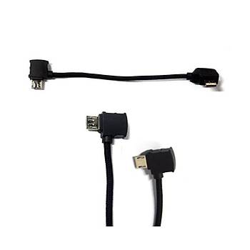 DJI Mavic 2 Pro Uzaktan Kumanda ��in Mikro Data Veri Kablosu Naylon �rg�l�