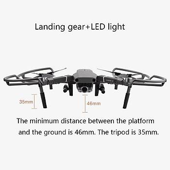 DJI Mavic 2 Pro Yükseltilmiş İniş Takımı + Gece Uçuş Fener Set