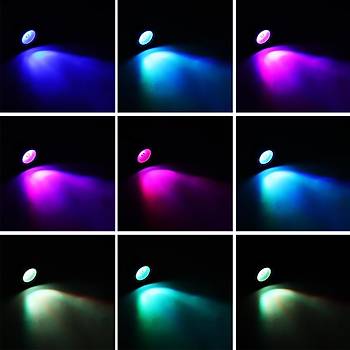 30 Watt UV+RGB LED Sahne Ik Uzaktan Kumanda Kendinden Tahrikli Ses Kontrol 
