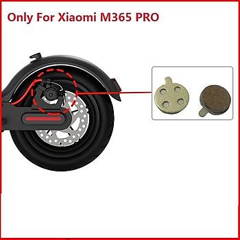 M365 Pro Elektrikli Scooter İçin Metal Fren Balata Plakası 2 Adet