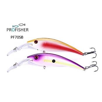 PROFISHER 2 Renk Set 2 Kanca Sahte Balk Yem 15,6 gr 12 cm Long Jaw B
