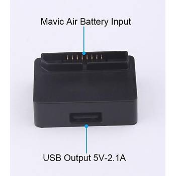 Dji Mavic Air Pil Dönüştürücü Powerbank Adaptörü 2.1A ile Telefon Şarjı
