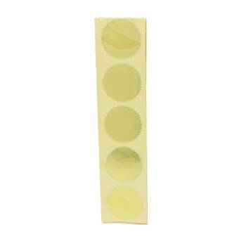3D Kabartma Al�minyum Etiket 50 adet 45mm Kendinden Yap��kanl�