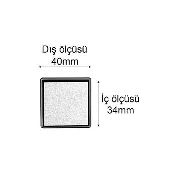 Beyaz Renk Mürekkepli Baskı Pedi 40*40mm Çabuk Kuruyan Su Bazlı 