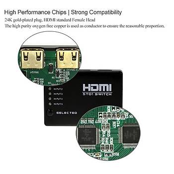 HDMI 1080p Hd Spilitter 5 Port Datc Hub Kutusu ve Uzaktan Kumanada