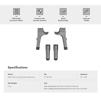 DJI Mavic Air 2 Y�kseltilmi� G�venli �ni� Aya�� Seti Pgytech