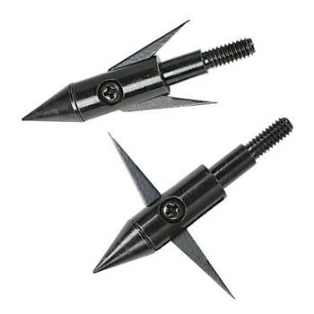 Balıkçılık Avcılık Ok Ucu Çift Dikenli Çelik 4.6cm Uzunluk 