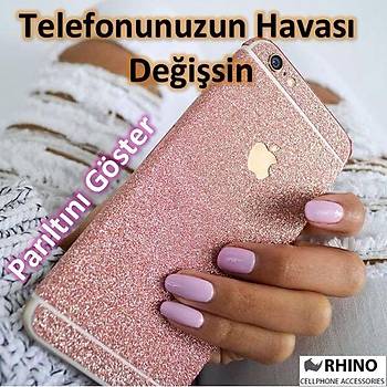 iPhone 6 Plus Parıltılı Simli Sticker Kaplama